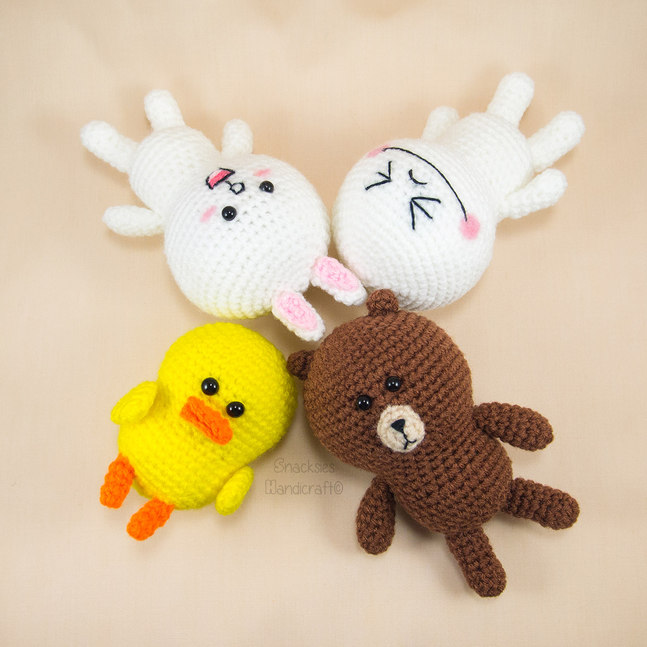 LINE Moon for Friends Birthday! ~ Snacksies Handicraft Corner