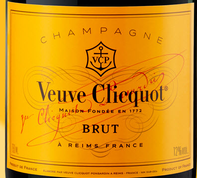 champagne w/orange label