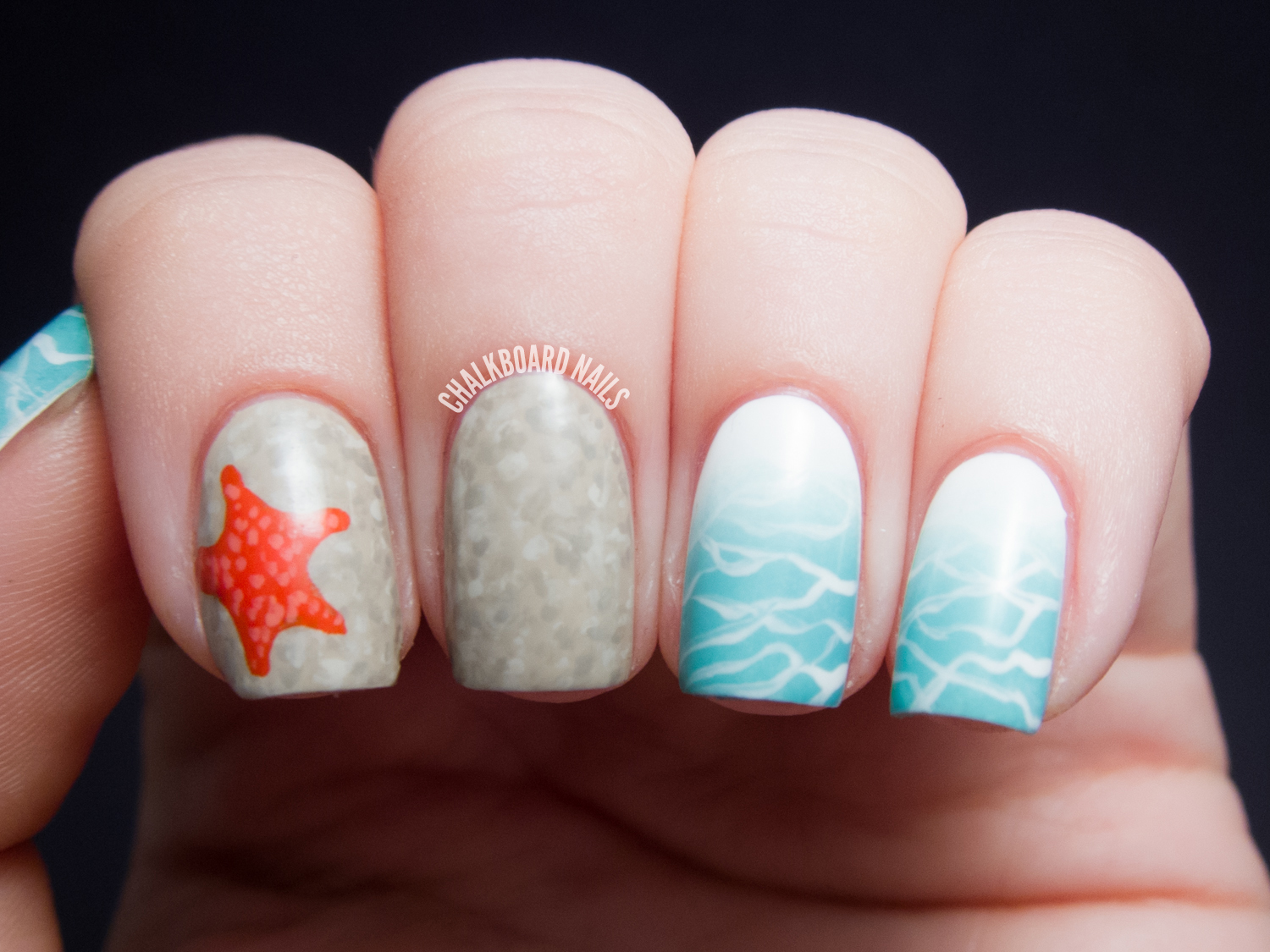 7. Beachy Nail Designs for a Wild Summer Vacation - wide 1