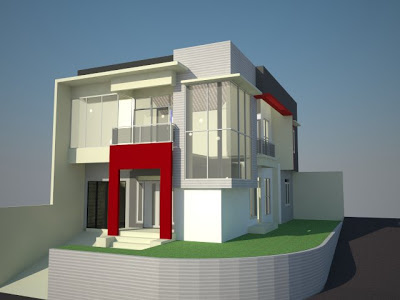 desain rumah minimalis 2 lantai type 120