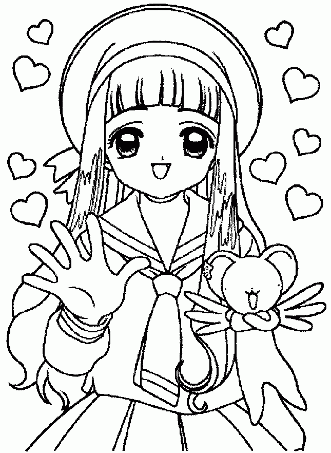 Featured image of post Desenhos De Anime Feminino Para Colorir
