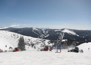 view of Blue Sky Basin from top of Sun Up Bowl
