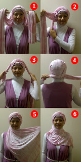 jilbab segi empat modern