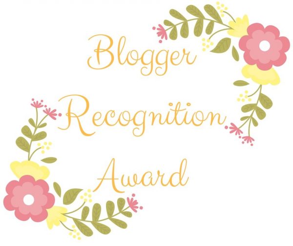 Blogger Recognition Award