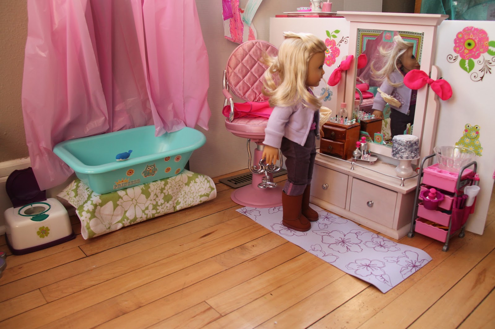 american girl doll living room ideas