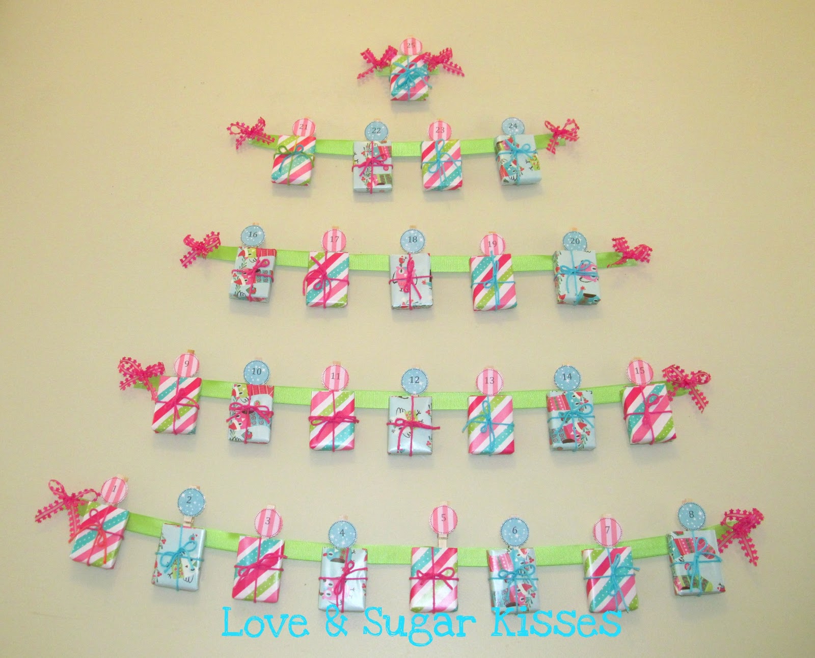 love sugar kisses diy mini present christmas countdown google countdown to christmas