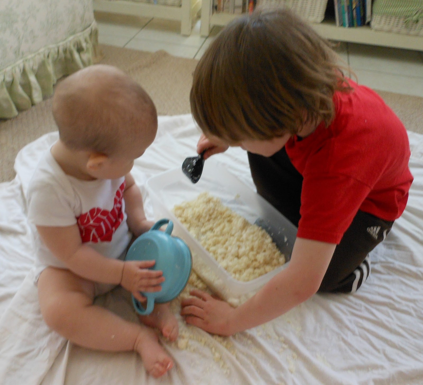 Exploring Montessori Sensory Play with Babies Natural Beach Living