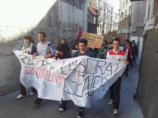 Archivo imagen de manifestacion de estudiantes