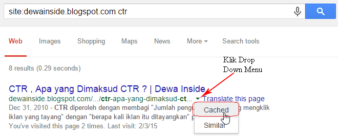 Google Cache Google Cache