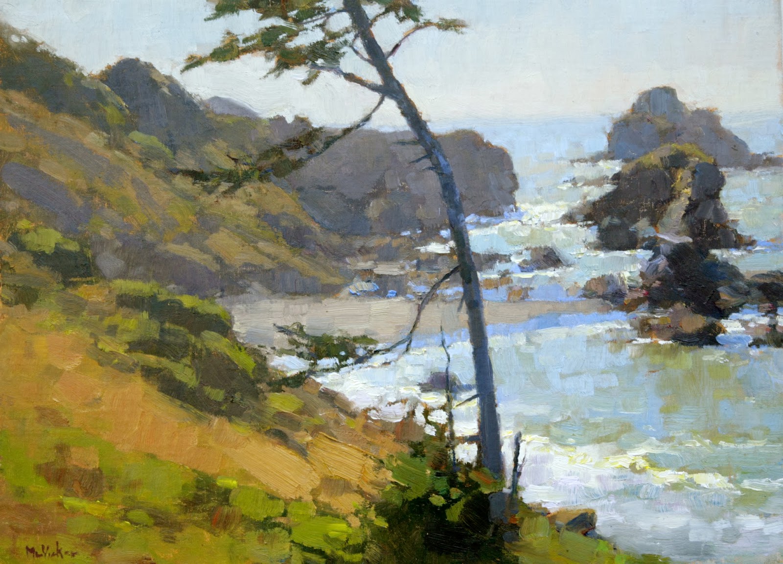 Jim McVicker Paintings 'Trinidad California, Paintings from the North