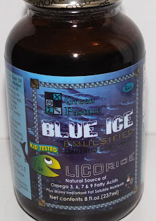 Blue Ice Emulsified Fermented Cod Liver Oil- Licorice