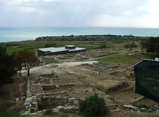 Bild 5: Blick von oberhalb des antiken Theaters über das Ausgrabungsgelände Bild 5: Blick von oberhalb des antiken Theaters über das Ausgrabungsgelände