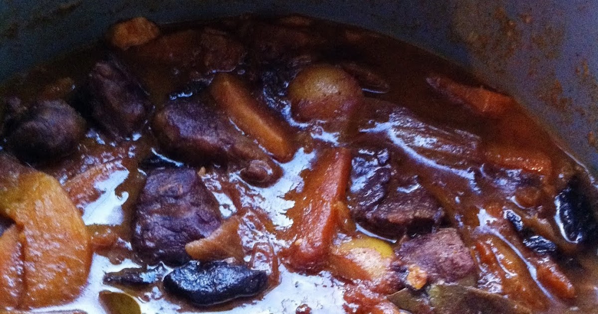 Sabrina's Passions RECIPE Spiced Lamb Tagine with Preserved Lemons