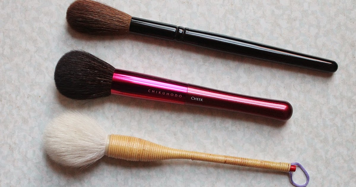 Japanese Cheek Brush Trifecta Wayne Goss, Chikuhodo, Hakuhodo