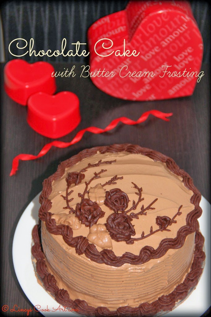 Chocolate Cake with Butter Cream Frosting