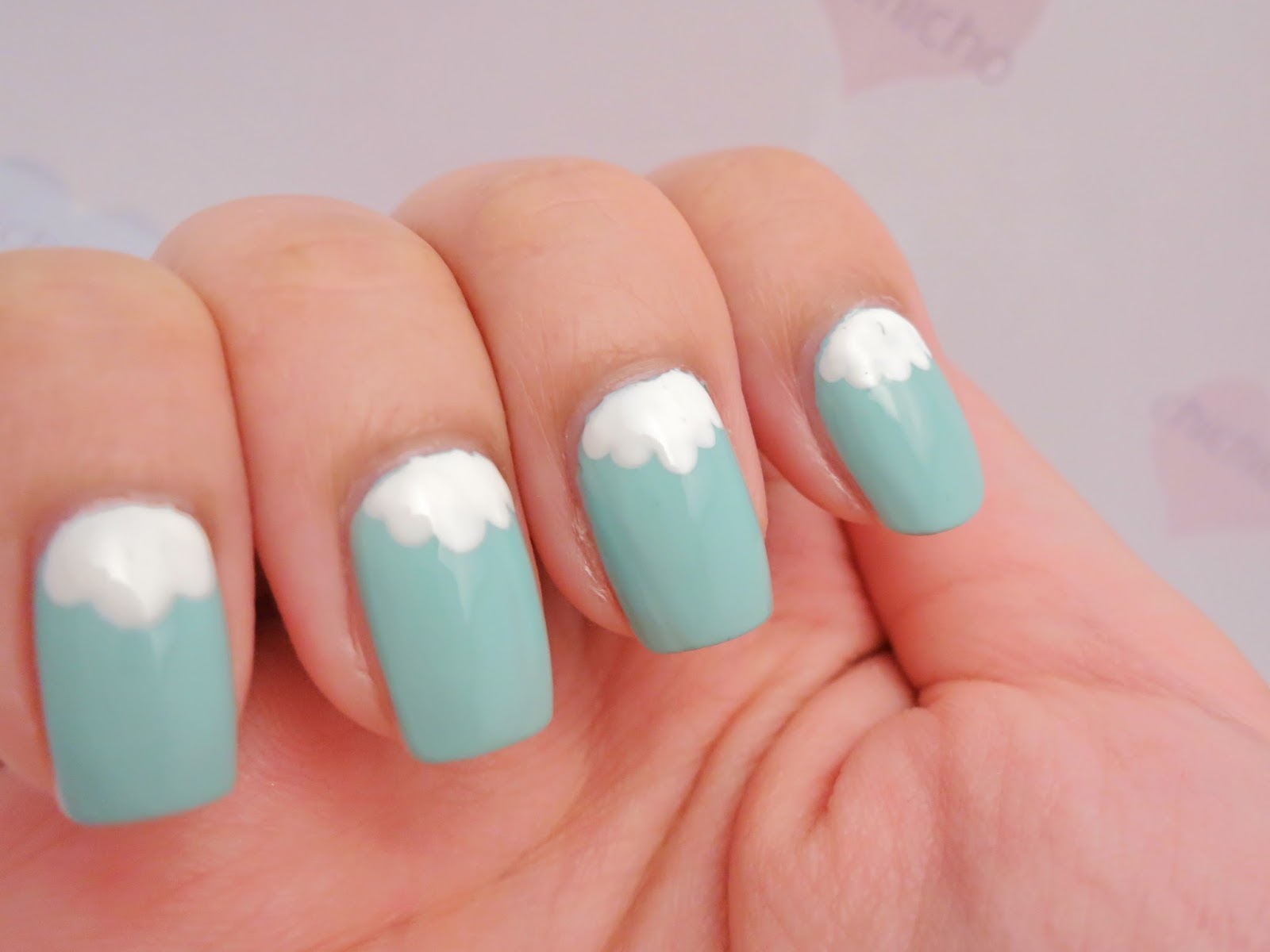 Half Moon Nail Art Tutorial with Tape - wide 4