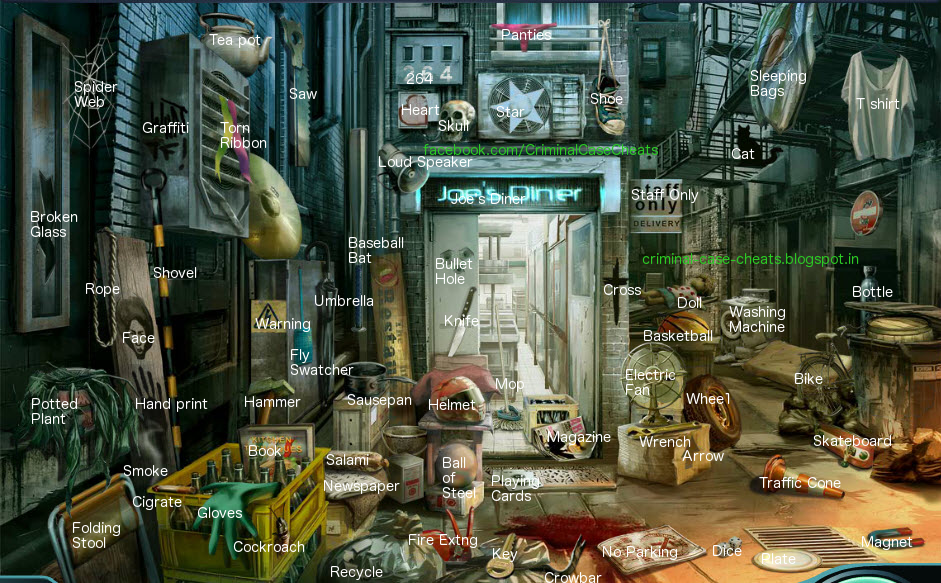 Criminal Case Game Objects Cheats Case 8 Beautiful No More