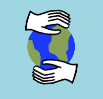 http://commons.wikimedia.org/wiki/File:Hands_holding_a_globe_clip-art_style.png