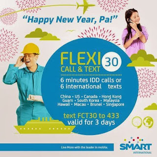 Call and text abroad more often with Smart Postpaid’s International Flexibundles Smart Flexi Call and Text 30