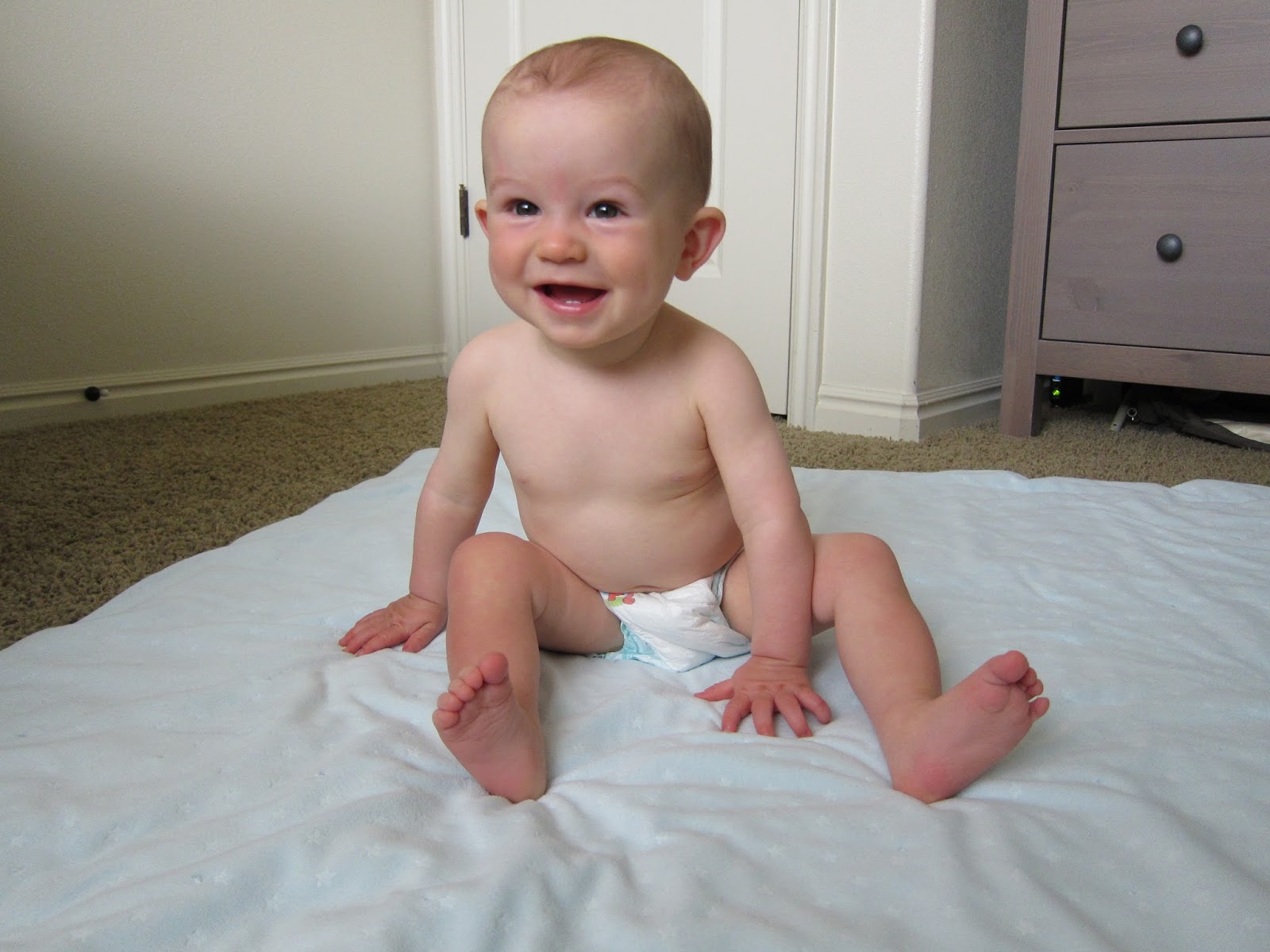 and such a good baby.