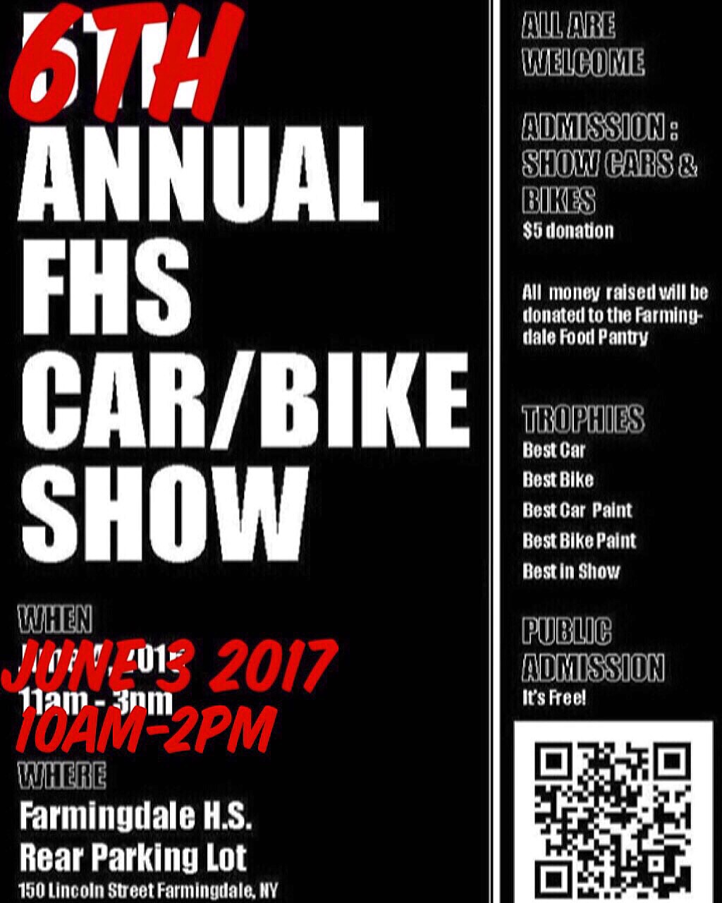 6th Annual FHS Car and Bike Show