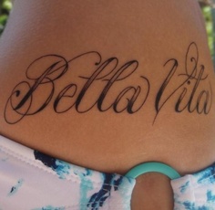 Betta vita beautiful life tattoo