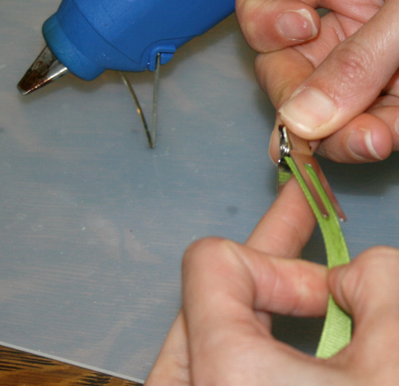 Modern Handmade Child Lined Alligator Hair Clips