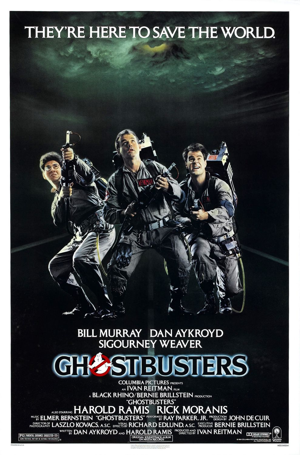 The Geeky Nerfherder Movie Poster Art Ghostbusters (1984)