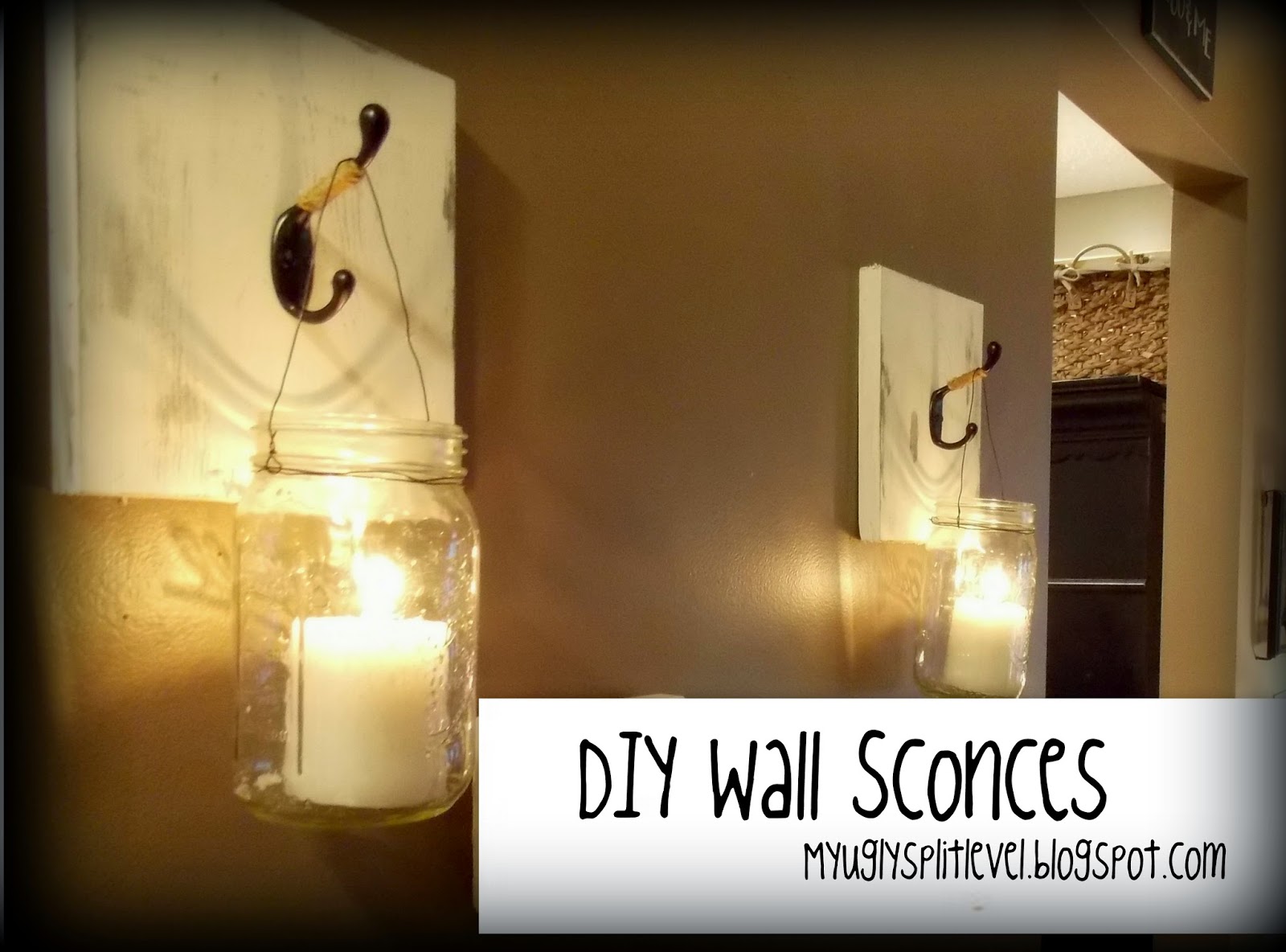 My Ugly Splitlevel DIY Wall Sconces