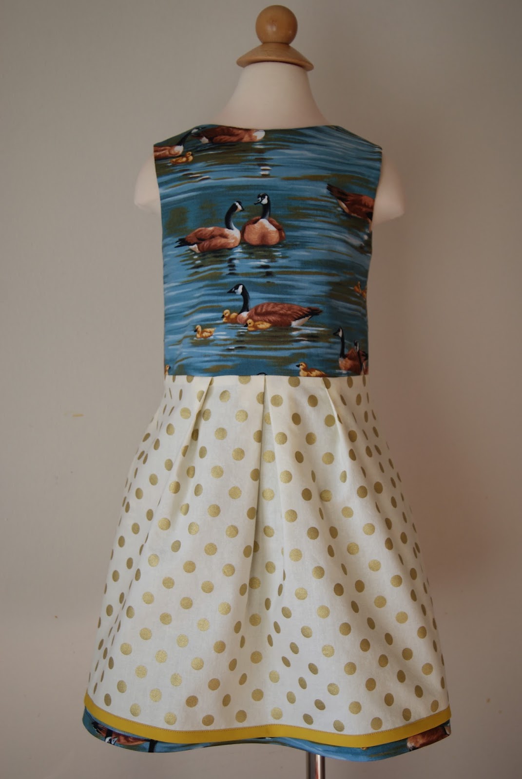 Canada Geese Dress by nest full of eggs