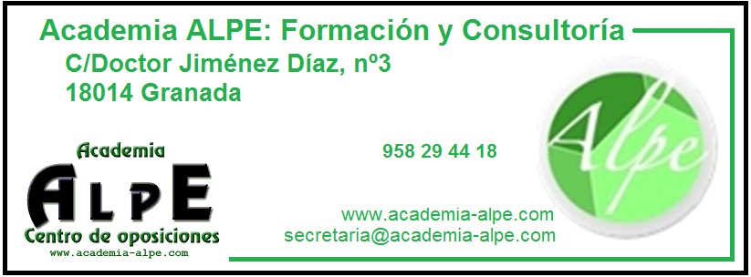 ACADEMIA ALPE <br> Proyectos y Consultoría <br>www.academia-alpe.com<br>secretaria@academia-alpe.com