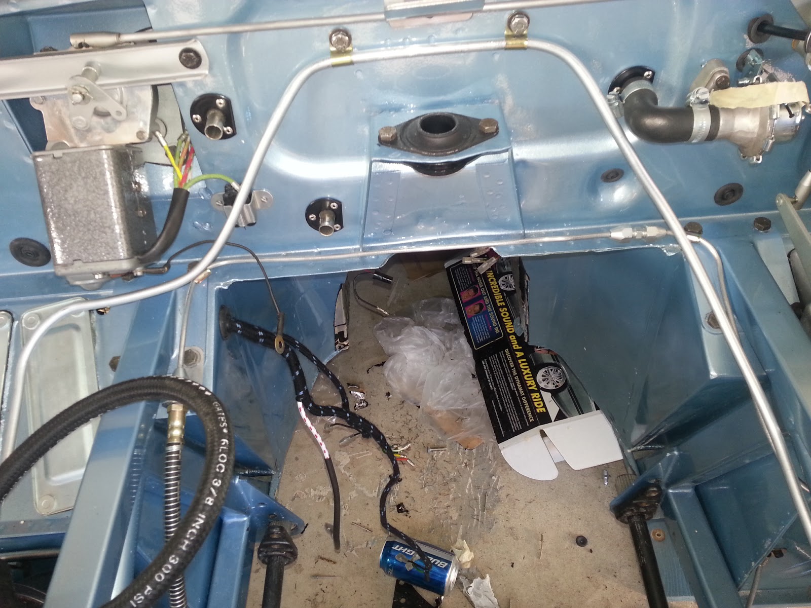 ... I have spent the last 2 weekends taking apart things that went in wrong and tweaking others. Right now I have brakes all set, heater in, wire harness ...