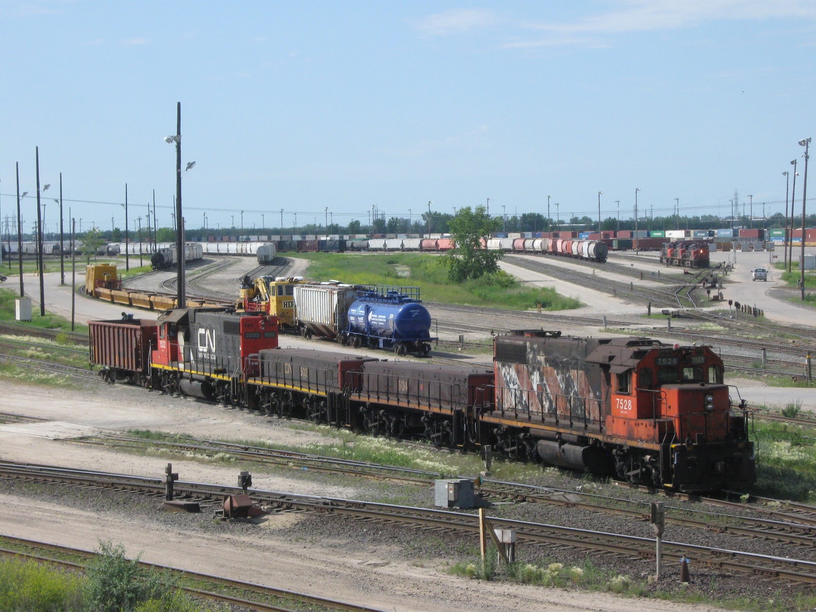 CP Rail Manitoba & Minnesota Subdivision A Visit to CN's Symington Yard