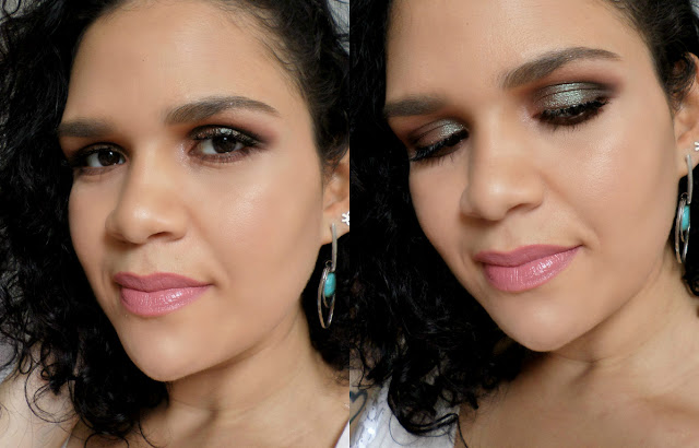 maquiagem marrom metalico e batom nude rosa maquiagem marrom metalico e batom nude rosa