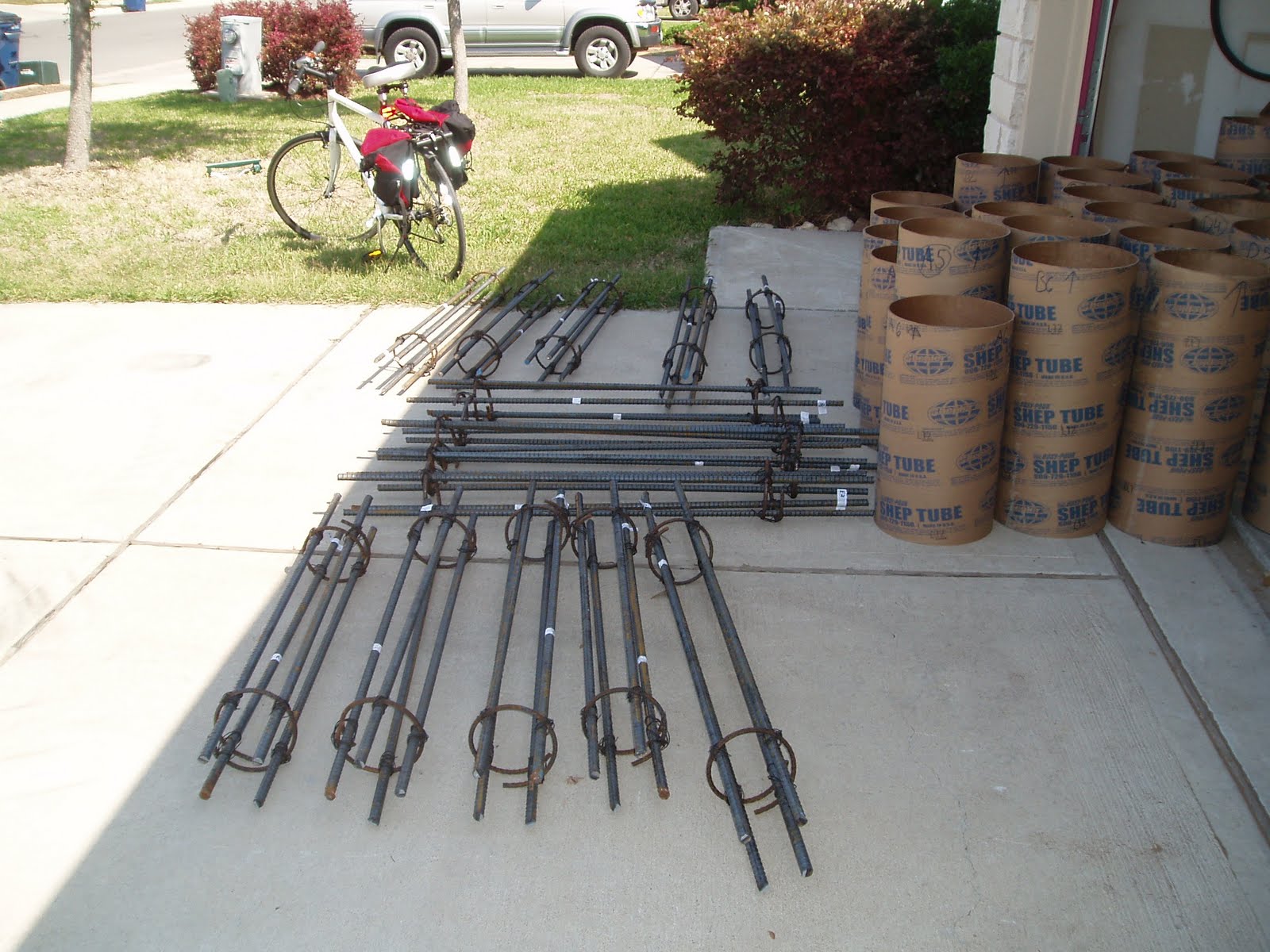 Homestead Cutting Rebar and sonotubes