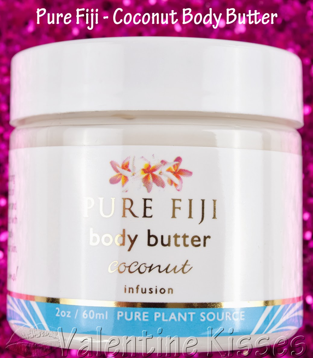 Valentine Kisses Pure Fiji Coconut Body Butter & Coconut Hydrating