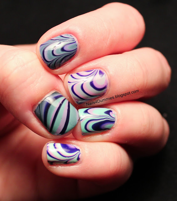 Barry M Ombre Water Marble
