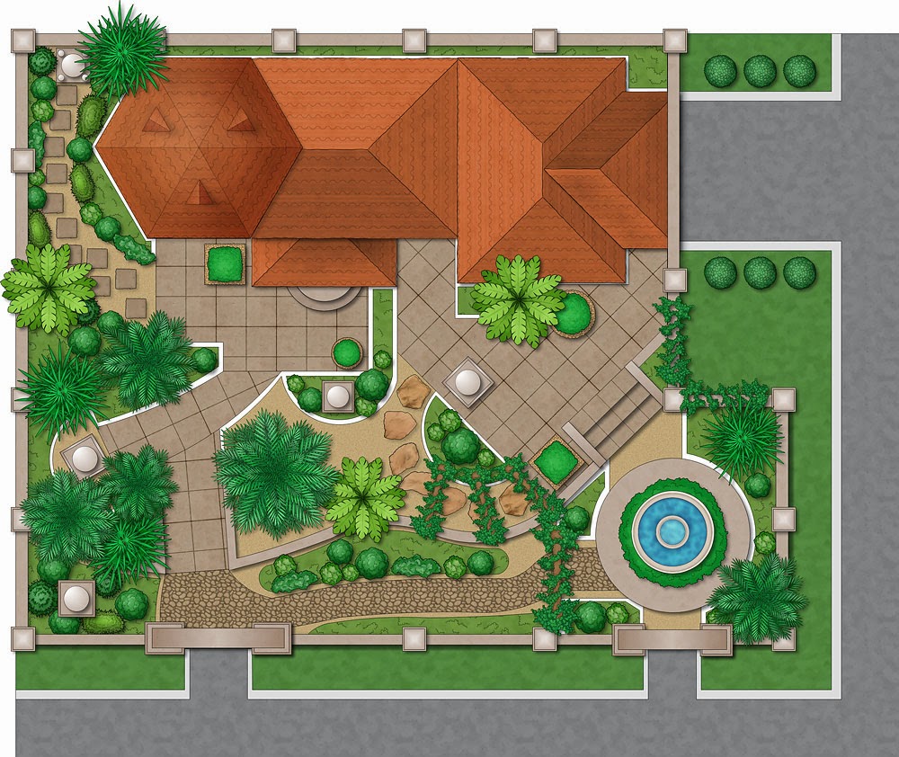 Free landscaping design templates