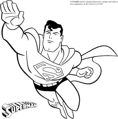 Superman Coloring Pages