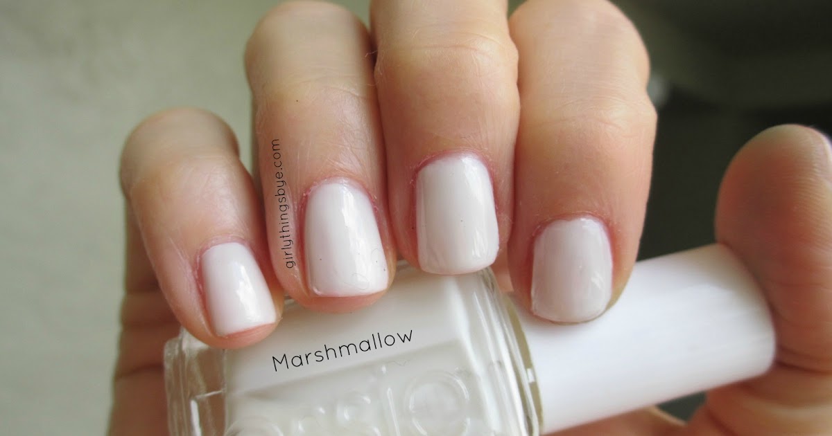 2. Essie Nail Polish in "Marshmallow" - wide 11