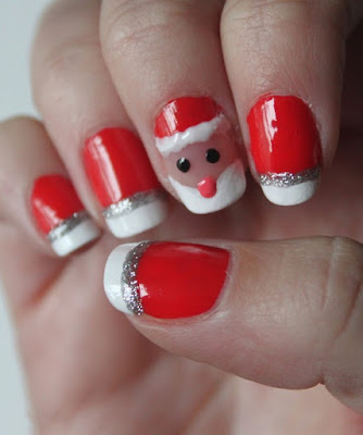 You Like French Christmas Nail Art - Beauty Fashion Nail Hair Care