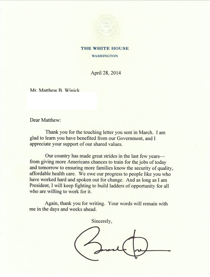 How to address michelle obama in a letter image