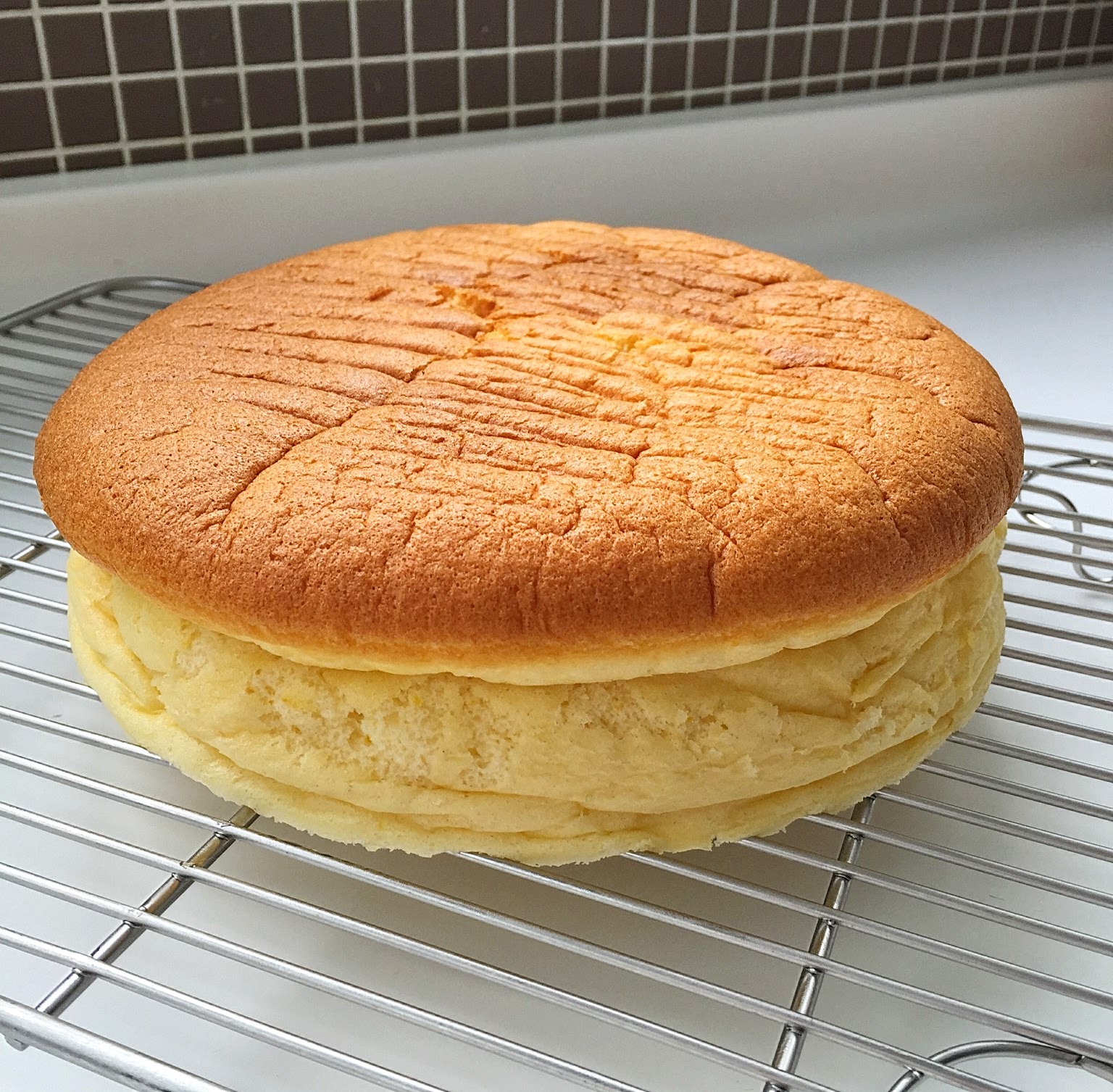 pepsakoy Orange Yogurt Souffle' cake
