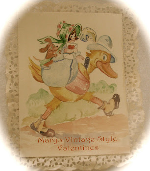 "Vintage Style" Valentines by Mary