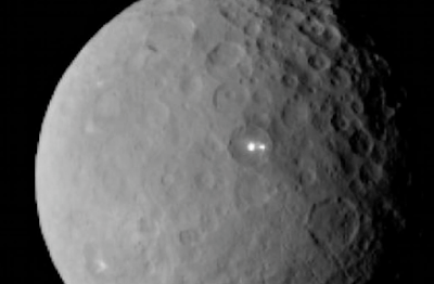 UFO Sightings Glowing Lights On Ceres Dwarf Planet, UFO Sighting News