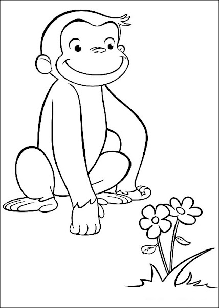 Curious George Coloring Pages Printable