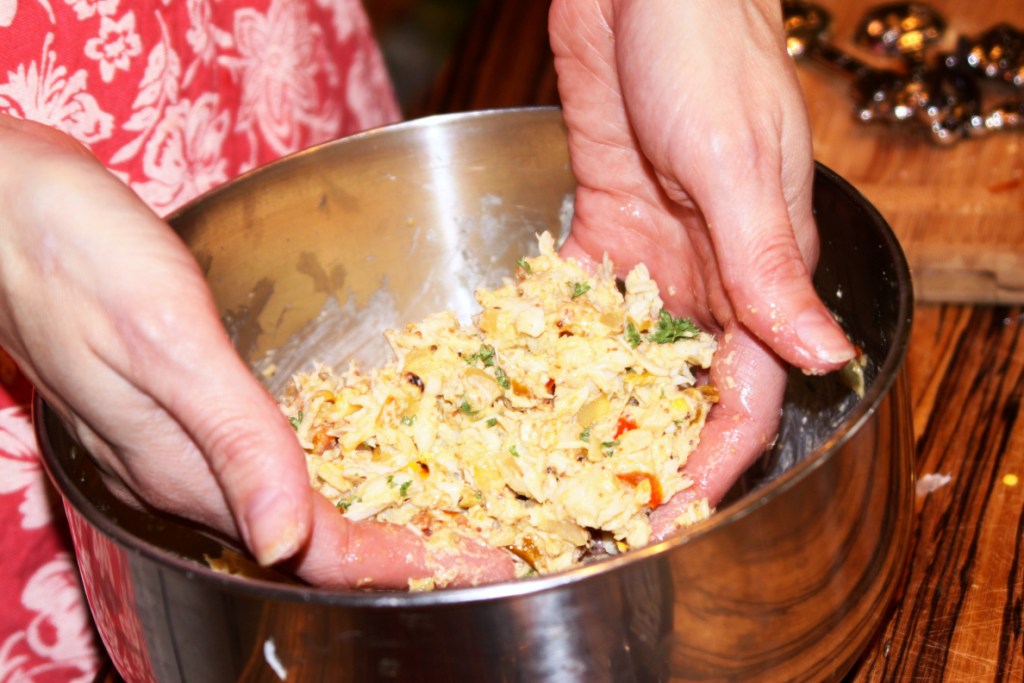 Menu Musings of a Modern American Mom Roasted Corn Crab Cakes with