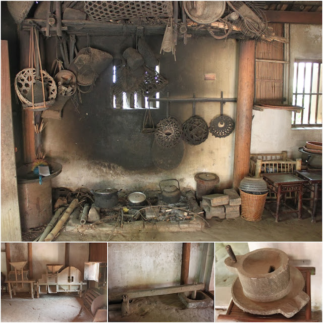 Kitchen area of a wealthy family in Thanh Hoa province at Museum of Ethnology in Hanoi, Vietnam Kitchen area of a wealthy family in Thanh Hoa province at Museum of Ethnology in Hanoi, Vietnam