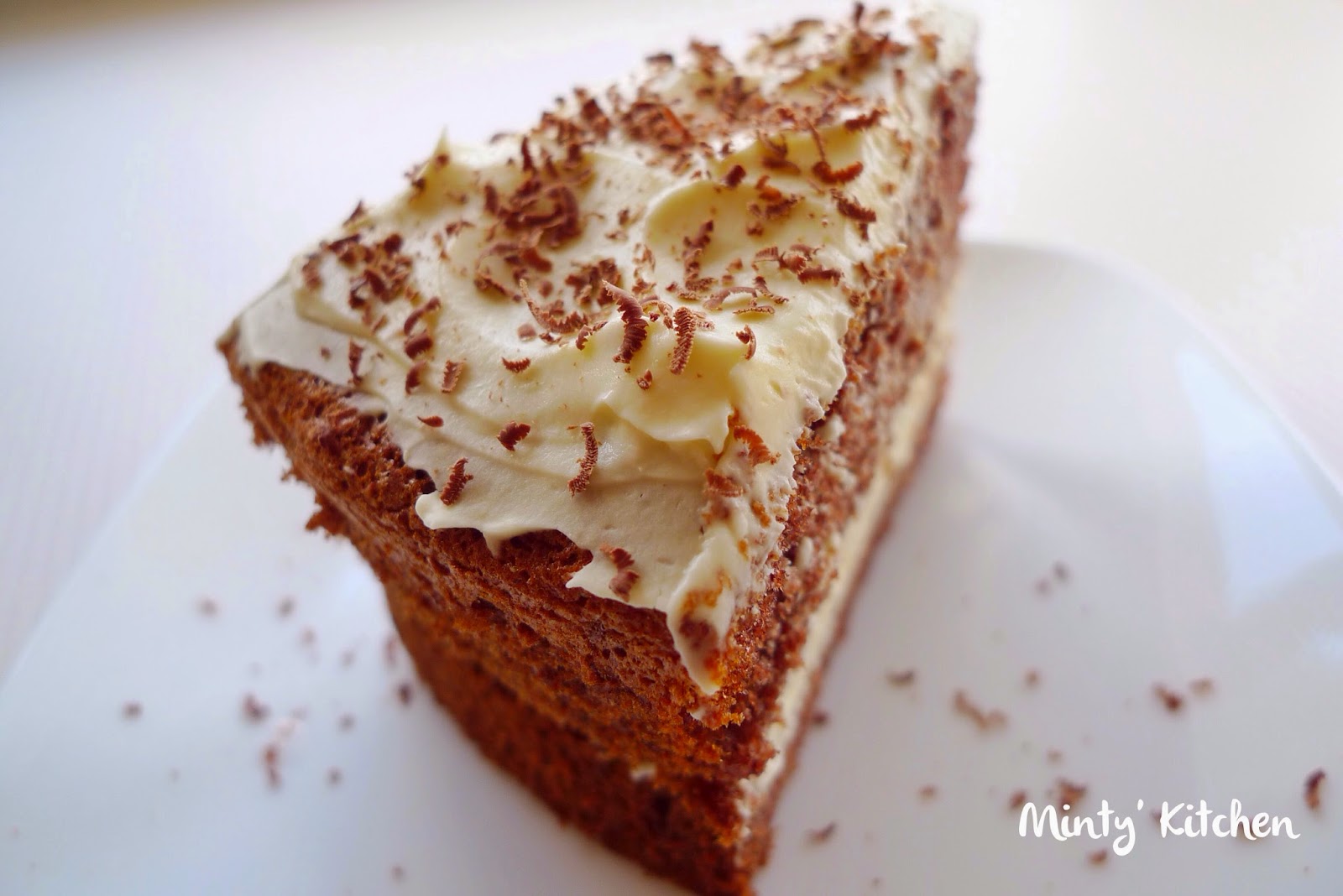 Minty's Kitchen Chocolate Sponge Cake With Cream Cheese Frosting