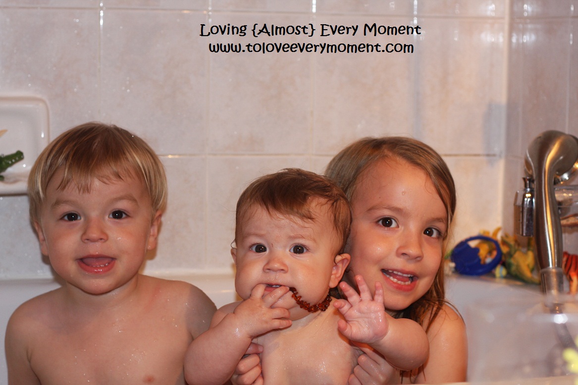 Loving {Almost} Every Moment... A Tub Full of Kids